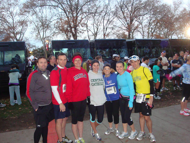 Family and friends race morning