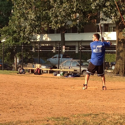 Jason at bat