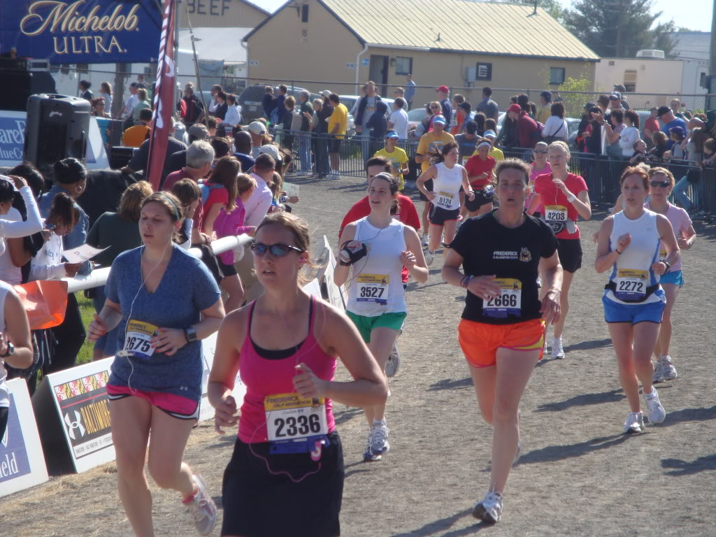 2011 Frederick half finish