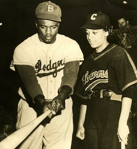 Connie Morgan and Jackie Robinson