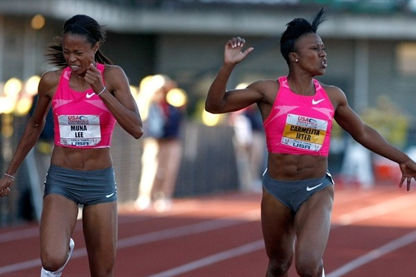 Women's 100m Finish