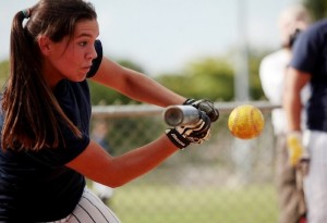 softball practice bunting 300x205 Practicing at the Edge of Your Ability